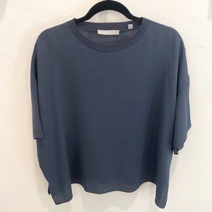 Vince Boxy Sheer Top, Size Small